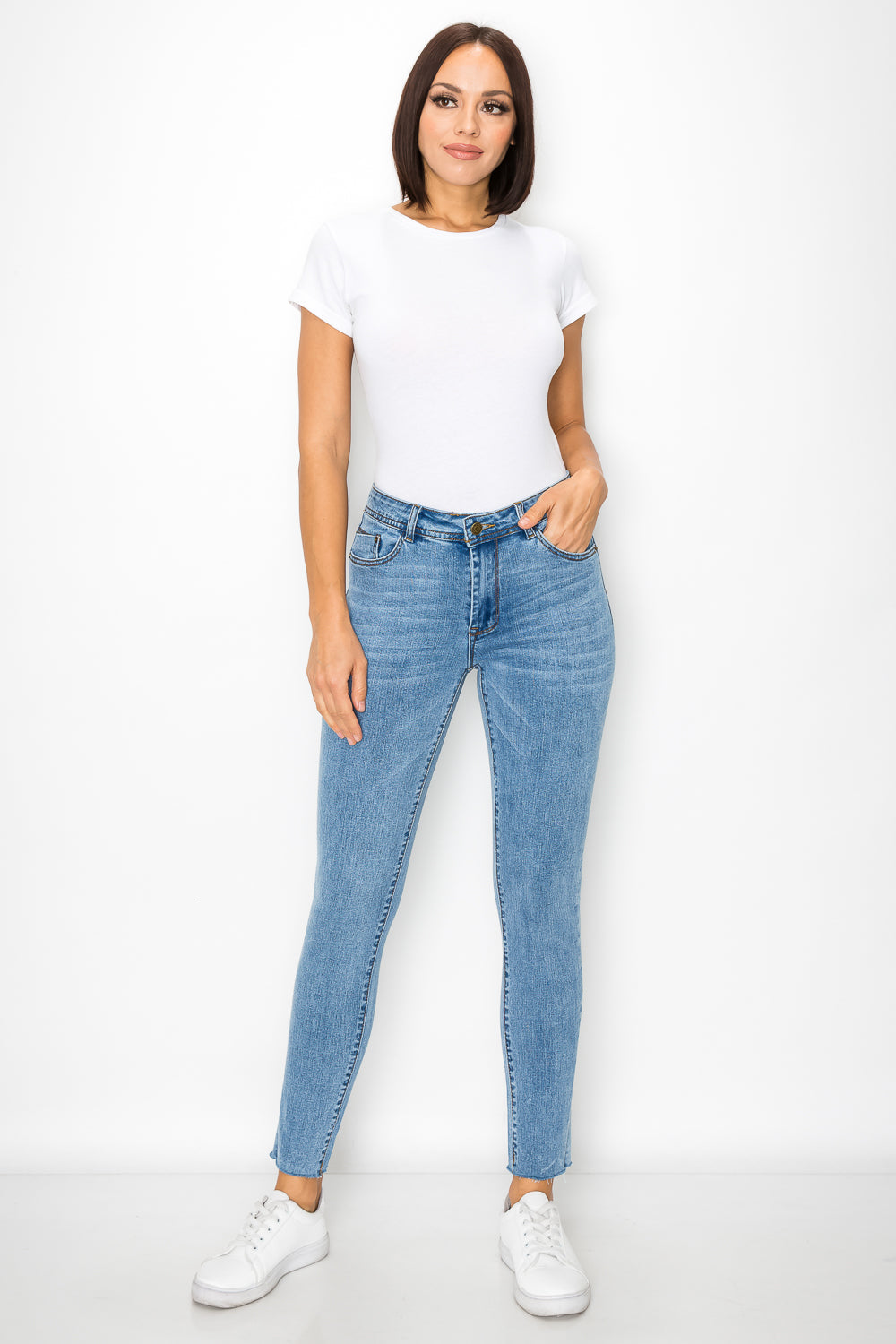 Mid-Rise Slim Fit Skinny Jeans – ZAMONG